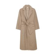 Beige Greta coat Ines De La Fressange Paris , Beige , Dames