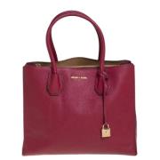 Pre-owned Leather totes Michael Kors Pre-owned , Purple , Dames