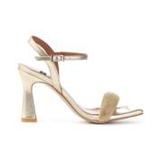 High Heel Sandals Angel Alarcon , Yellow , Dames