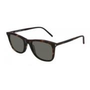 Klassieke Zwarte Zonnebril Saint Laurent , Brown , Unisex