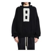 Gestructureerde Wollen Hoodie Fear Of God , Black , Heren