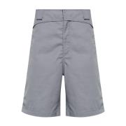 Gevouwen Riem Shorts Gr10K , Gray , Heren