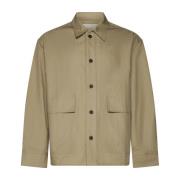 Militaire Stijl Overhemden Studio Nicholson , Beige , Heren