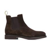 Chelsea Boot in Donkerbruin Doucal's , Brown , Heren