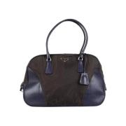 Pre-owned Leather totes Prada Vintage , Black , Dames