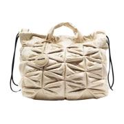 Zand Nylon Rugzak Vic Matié , Beige , Unisex