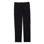 Audrey marineblauwe fijne wollen broek Ines De La Fressange Paris , Bl...