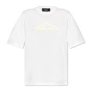 T-shirt met logo Dsquared2 , White , Dames