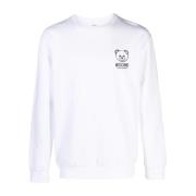 Witte Sweater 1V1A170144220001 Moschino , White , Heren