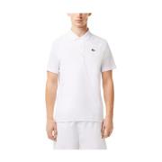 Wit Poloshirt Klassieke Stijl Lacoste , White , Heren