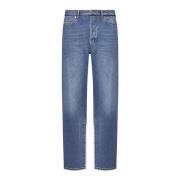 Klassieke Straight Fit Jeans Valentino , Blue , Heren