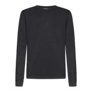 Zwarte Crew-Neck Katoenen Sweatshirt Dolce & Gabbana , Black , Heren