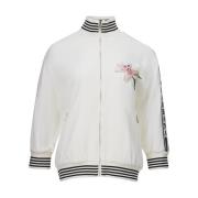 Geborduurde Rits Sweater Dolce & Gabbana , White , Dames
