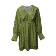 Polyester dresses Ganni , Green , Dames