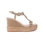 Wedges Alma EN Pena , Brown , Dames