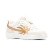 Witte platte schoenen Palm Angels , White , Dames