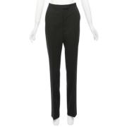 Pre-owned Wool bottoms Stella McCartney Pre-owned , Black , Dames