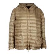 Pre-owned Canvas outerwear Moncler Pre-owned , Green , Dames