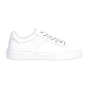 Vintage-geïnspireerde leren sneakers Hogan , White , Dames