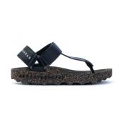 Flat Sandals Asportuguesas , Black , Dames