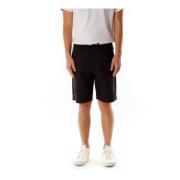 Shorts met middelhoge taille en elastische tailleband Nn07 , Black , H...