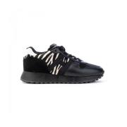 Sneakers geïnspireerd op track and field Hogan , Black , Dames