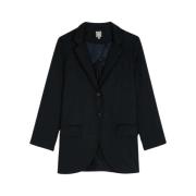 Navy blue Clementine jacket Ines De La Fressange Paris , Blue , Dames