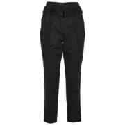 Pre-owned Cotton bottoms Isabel Marant Pre-owned , Black , Dames