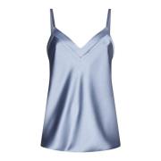 Elegante Witte Top Blanca Vita , Blue , Dames