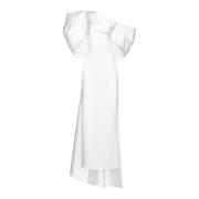 Witte Raye Maxi Jurk Solace London , White , Dames