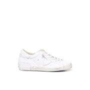 Witte Sneakers met Logo Applique Philippe Model , White , Dames