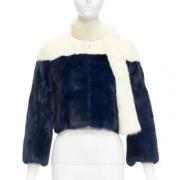 Pre-owned Fur outerwear Dior Vintage , Multicolor , Dames