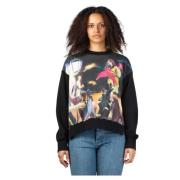 Zwart Neo Rauch Grafisch Sweatshirt Undercover , Multicolor , Dames