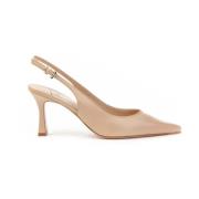 Nappa Slingback Frans Tacco 70mm Roberto Festa , Beige , Dames