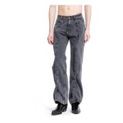 Wire Jeans met Geïntegreerde Buigbare Draden Y/Project , Black , Heren