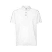 Witte Polo Shirt met Logo Knopen Dondup , White , Heren