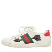 Pre-owned Leather sneakers Gucci Vintage , Multicolor , Dames