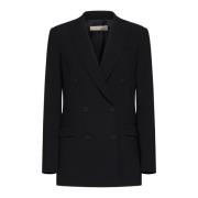 Elegante Dames Blazer Jas Blanca Vita , Black , Dames