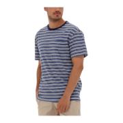 Blauw Gestreepte Tee Polo T-shirt Anerkjendt , Multicolor , Heren
