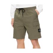 Groene Shorts Bermuda Elegant Veelzijdig Calvin Klein , Green , Heren