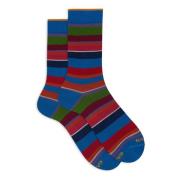 Italiaanse korte sokken met veelkleurige strepen Gallo , Multicolor , ...