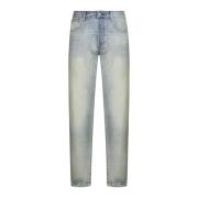 Lichtblauwe Slim Fit Denim Jeans Kenzo , Blue , Heren