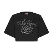 Zwarte T-shirts en Polos Kenzo , Black , Dames