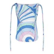 Vivara Mouwloze Top Emilio Pucci , Multicolor , Dames