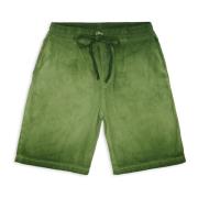 Groene Bermuda Shorts van Katoenen Canvas Gallo , Green , Heren
