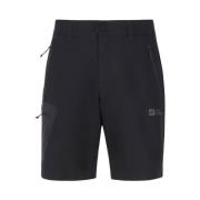 Technische antraciet shorts met zakken Jack Wolfskin , Gray , Heren