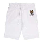 Witte Shorts met Stijl 1V1A688944090001 Moschino , White , Heren
