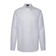 Wit katoenen overhemd Versace , White , Heren