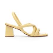 High heel sandal Pedro Miralles , Yellow , Dames