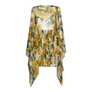 Korte Kaftan Jurken Dolce & Gabbana , Multicolor , Dames